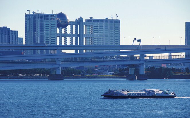 首都高速11号台場線 台場出口 景観 参考写真