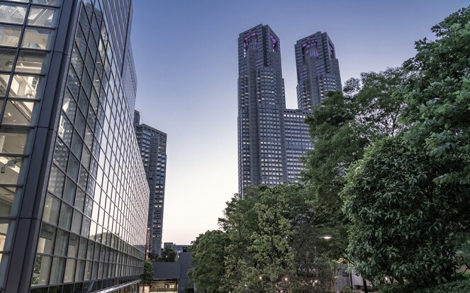首都高速4号新宿線 新宿出口 景観 参考写真