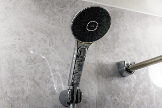 スイッチ付き「エコアクア」シャワーヘッド