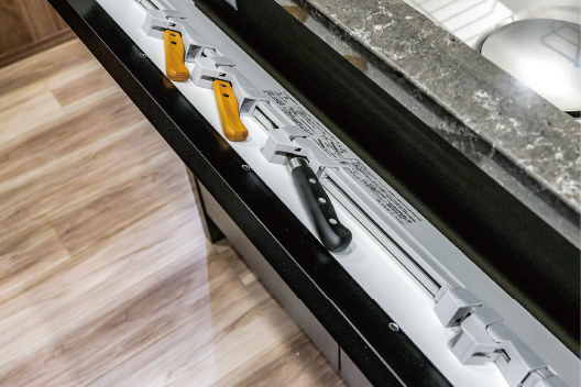 チャイルドロック付 包丁差し