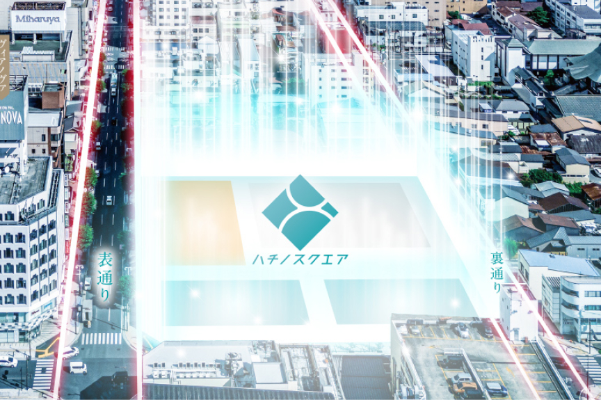 現地周辺航空写真