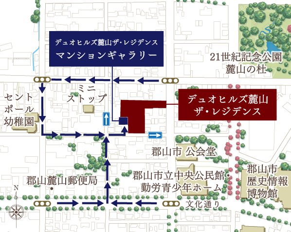 マンションギャラリー 案内図