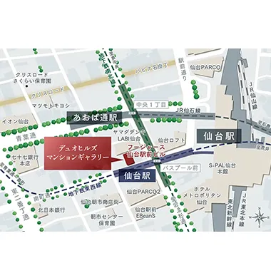 仙台会場 地図