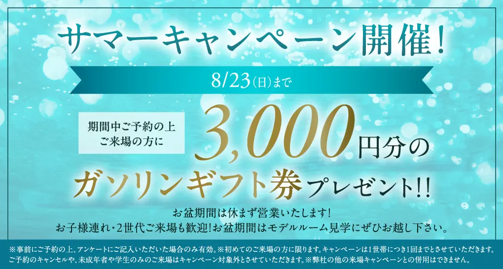 サマーキャンペーン