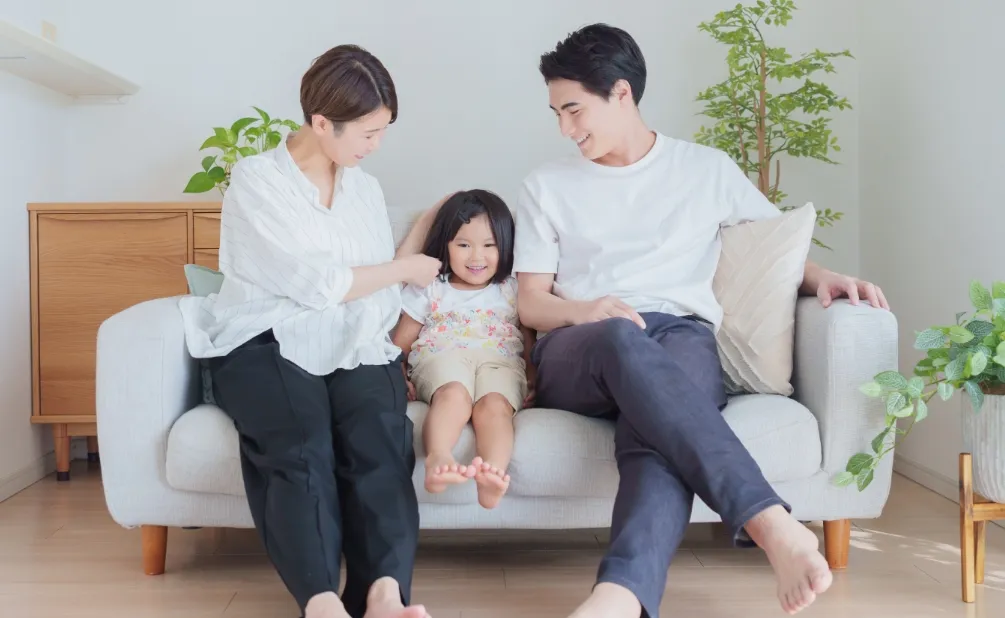 30代 3人家族