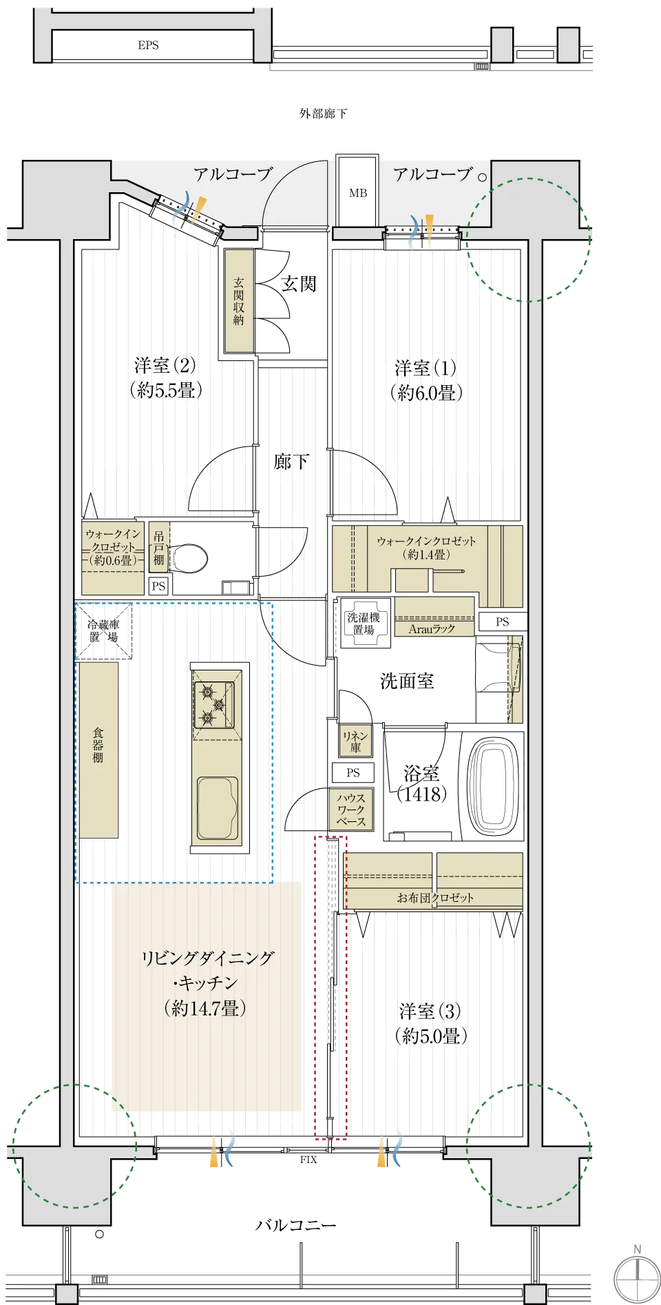 Dtype 間取り