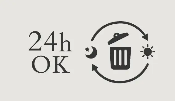 24時間ゴミ出し可能