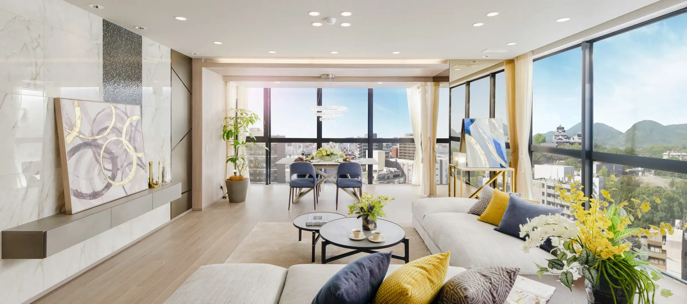 Living Dining Kitchen