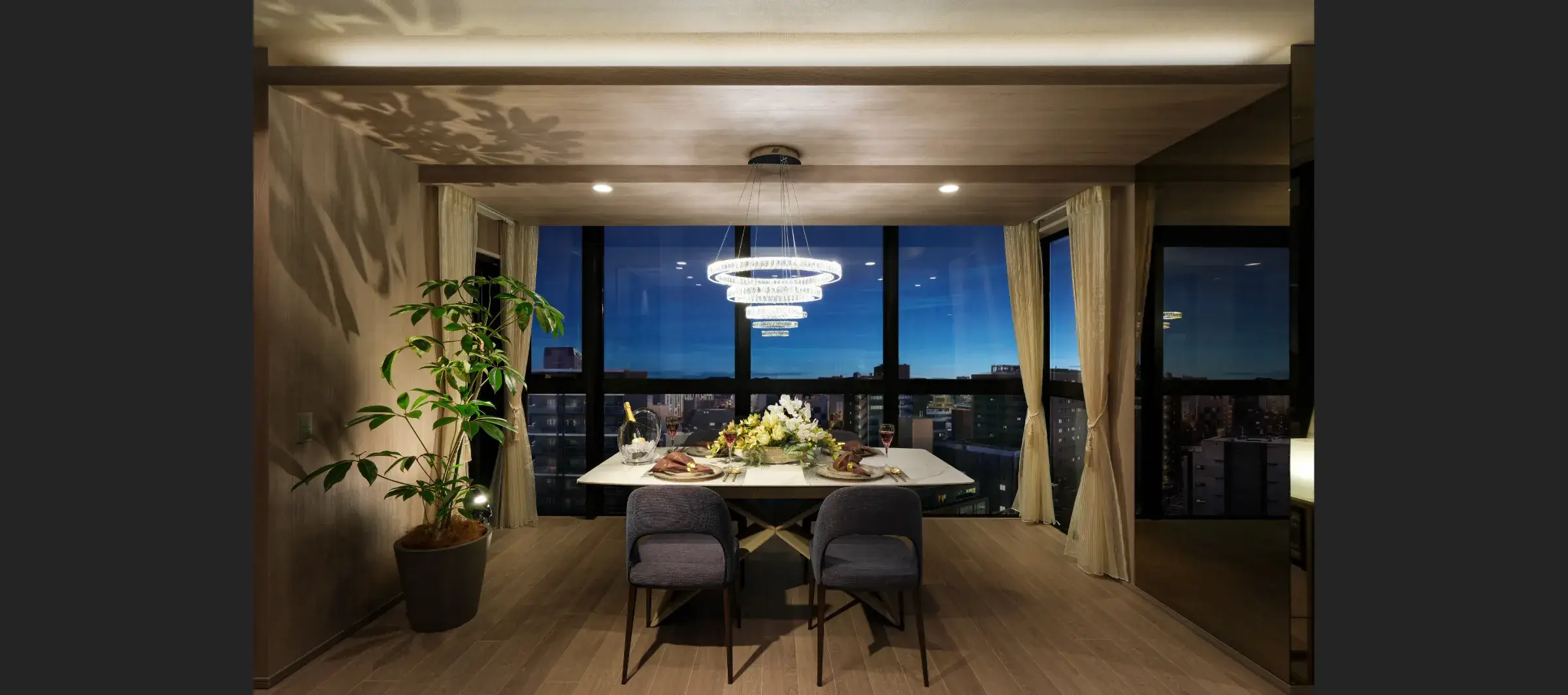 Living Dining Kitchen