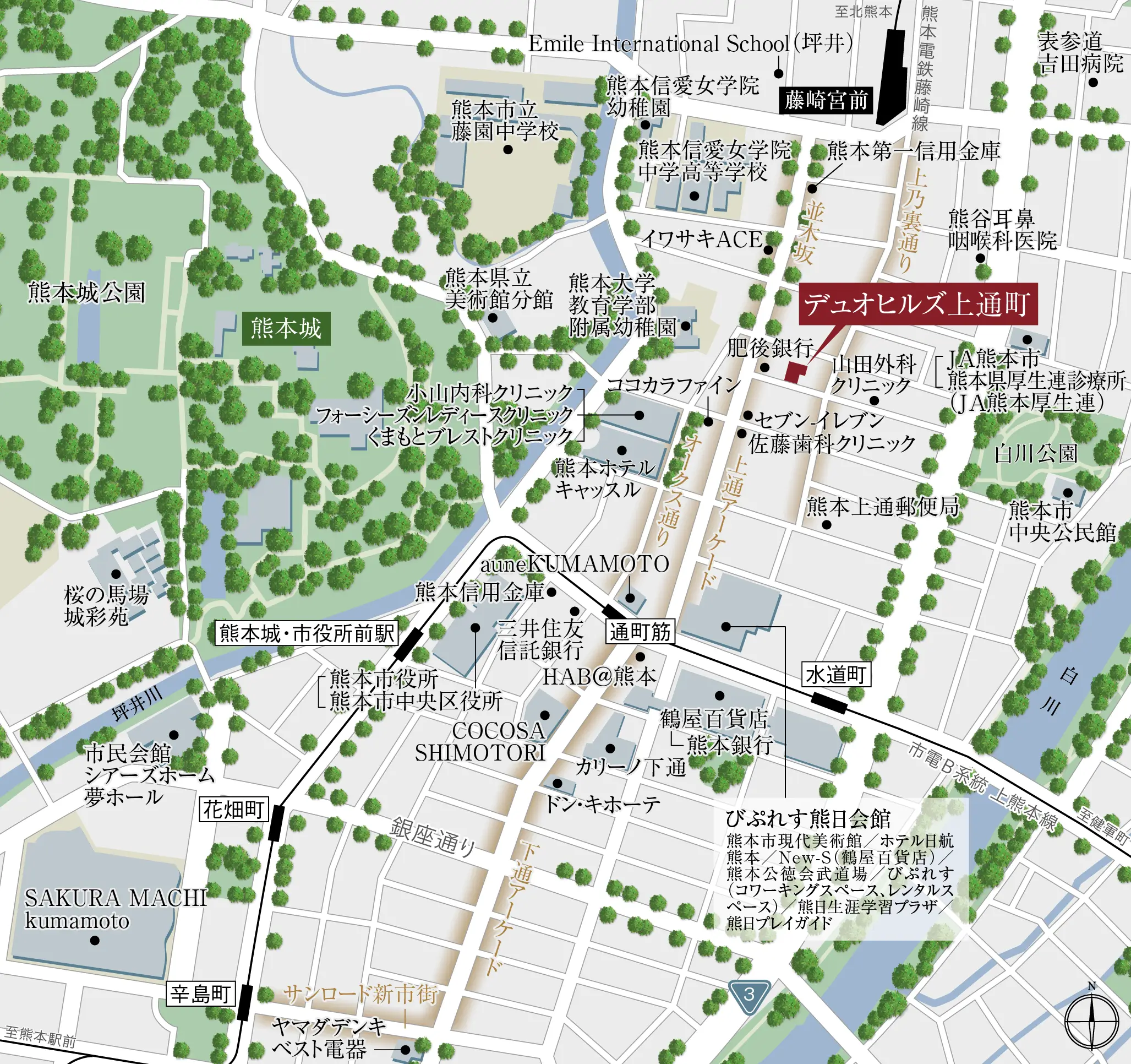 現地案内図