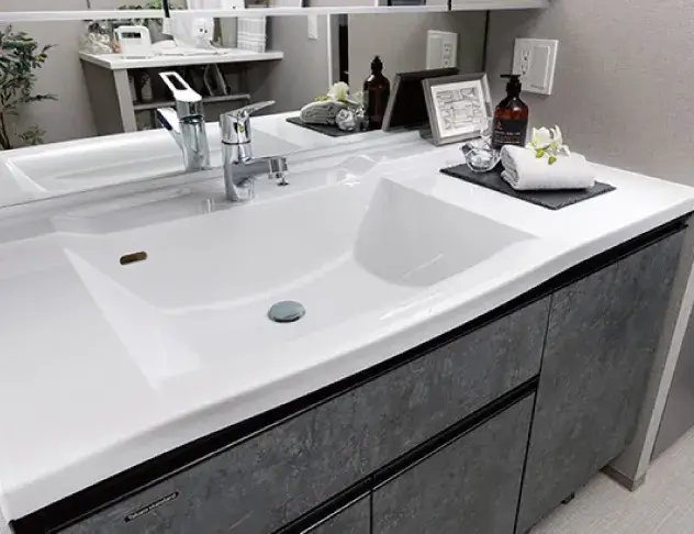 ボウル片寄せ一体型カウンター