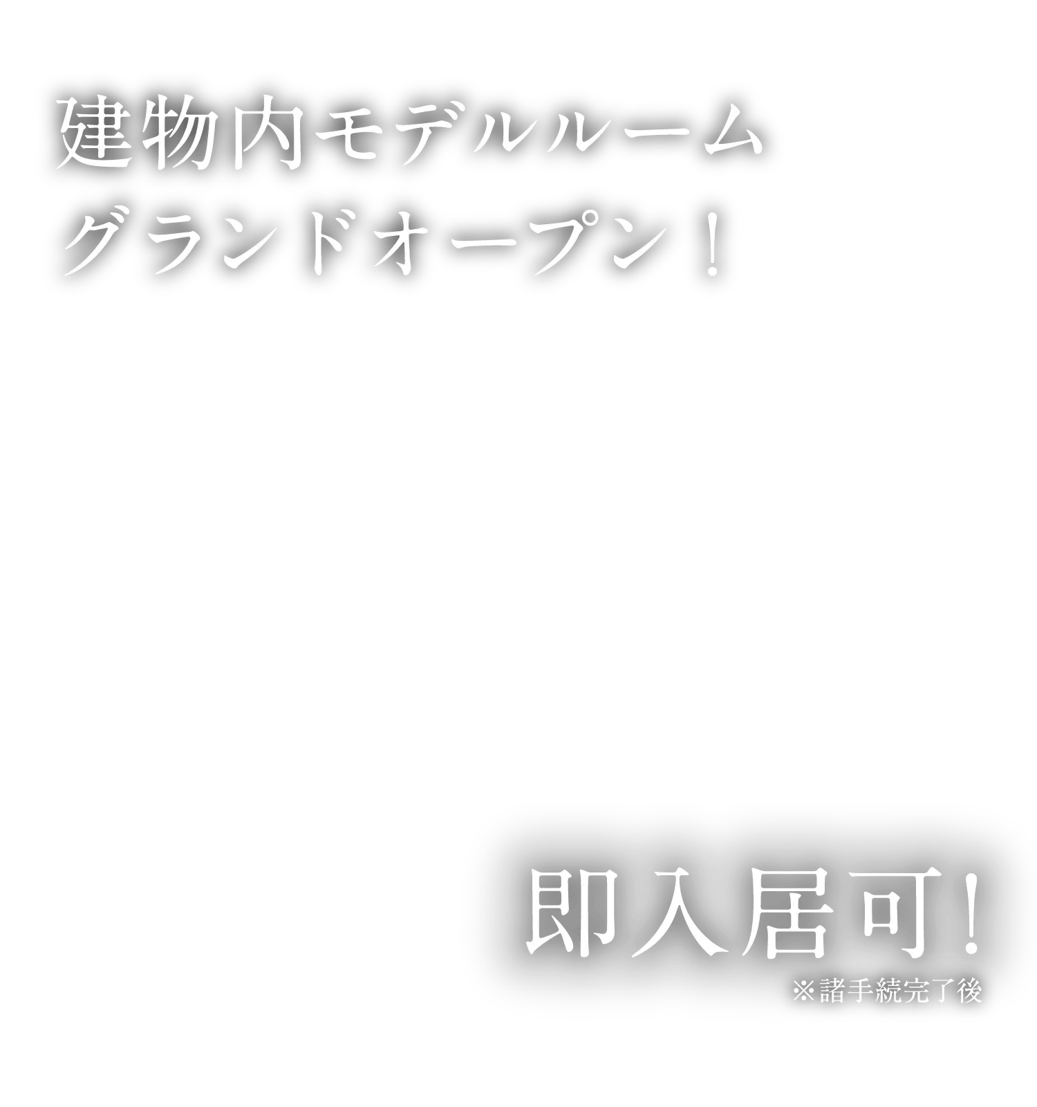 建物内モデルルームグランドオープン！