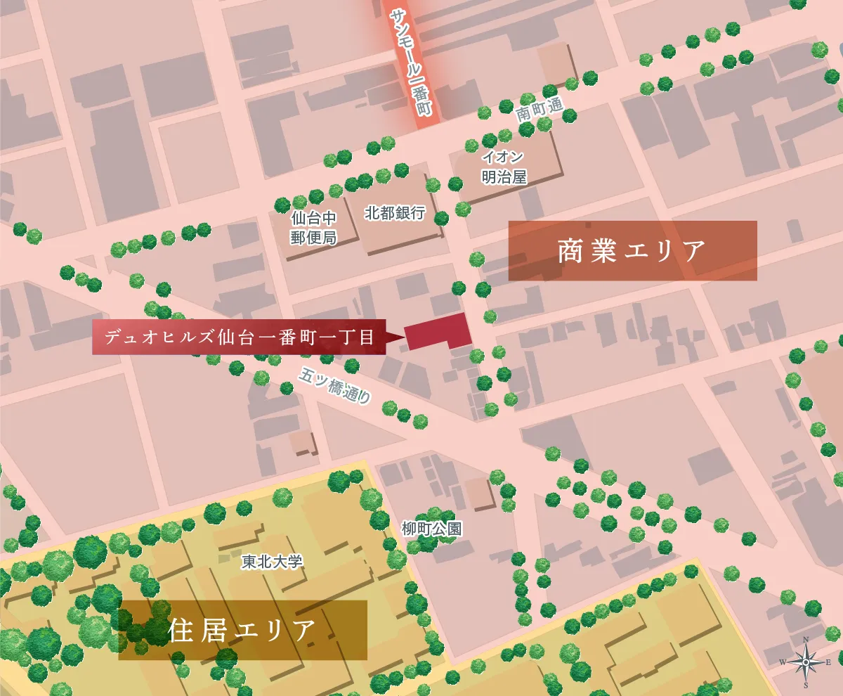 仙台市都市計画情報「用途地域」