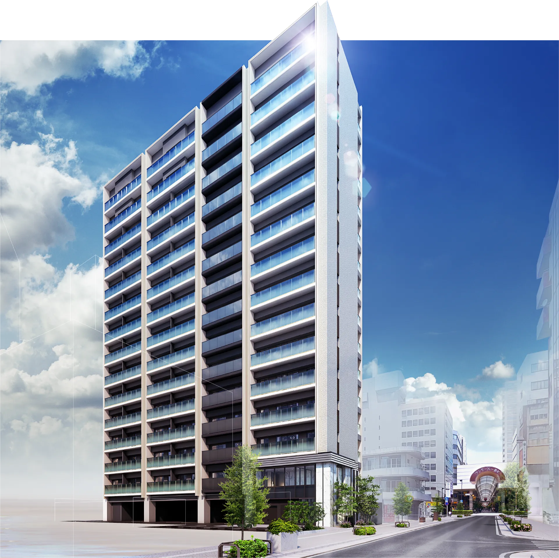 一番町の華やぎと駅前の先進が交わる仙台都心を堪能するクロスポイント。