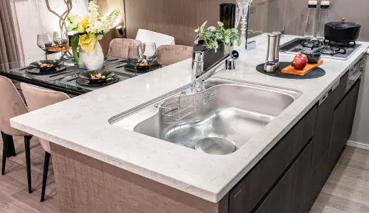 人造大理石カウンター