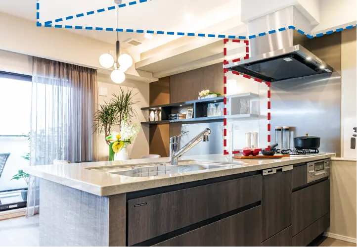 人造大理石カウンター