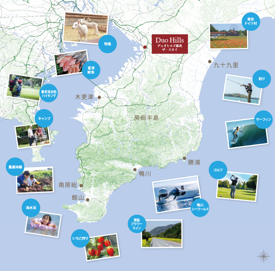 房総半島概念図(all image photo)