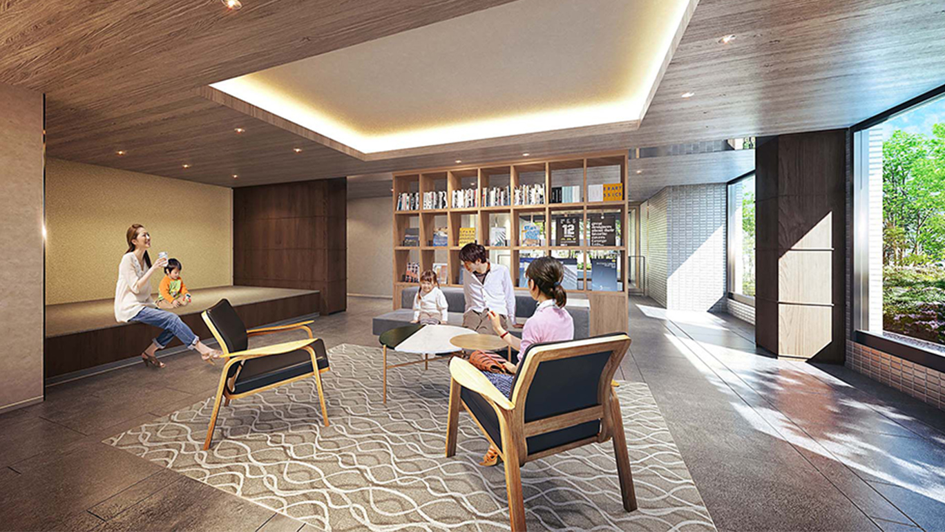 ライブラリーラウンジ完成予想CG