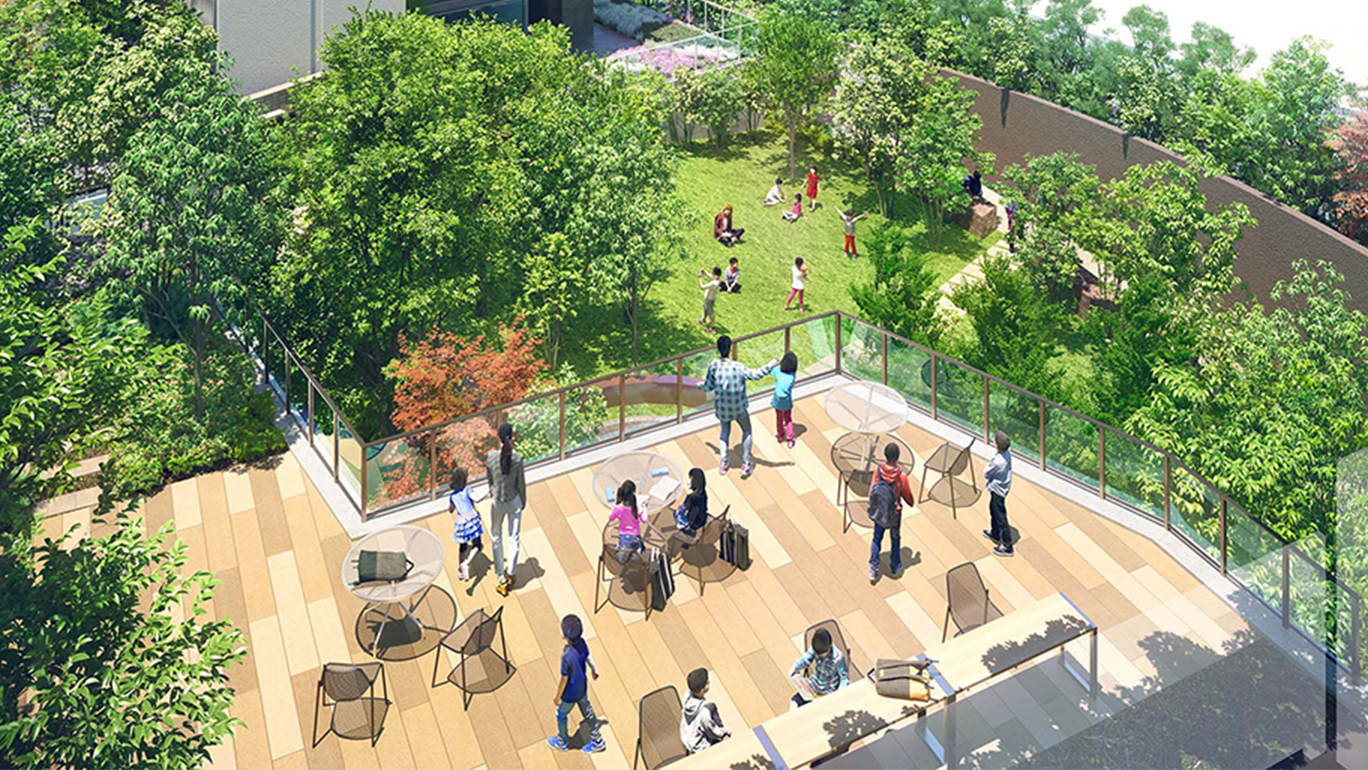 パークスクエア＆パークデッキ完成予想CG