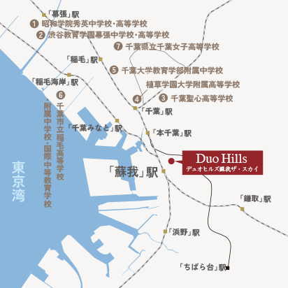 教育機関地図