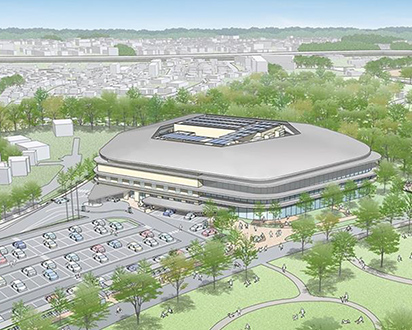 複合施設の外観イメージ（千葉県教委提供）