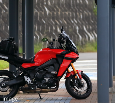 敷地内バイク置場