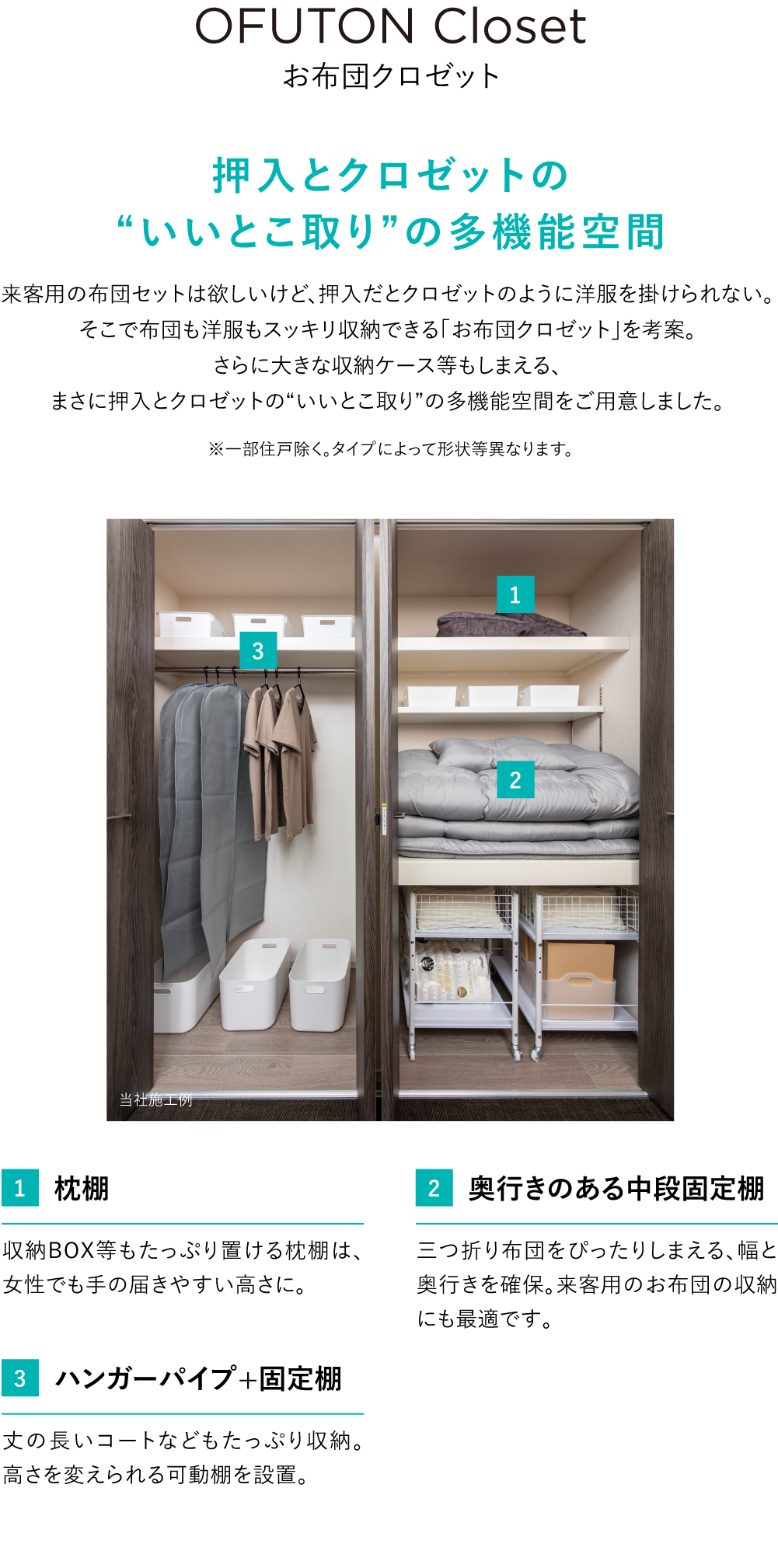 OFUTON Closet 詳細