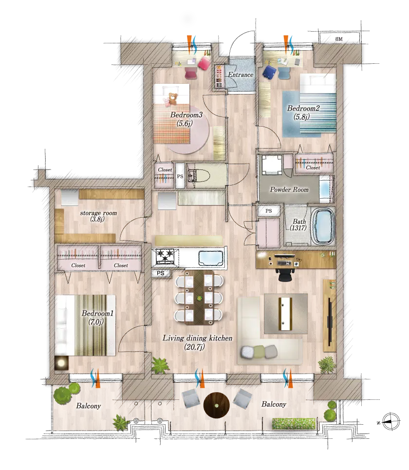 C1type納戸プラン