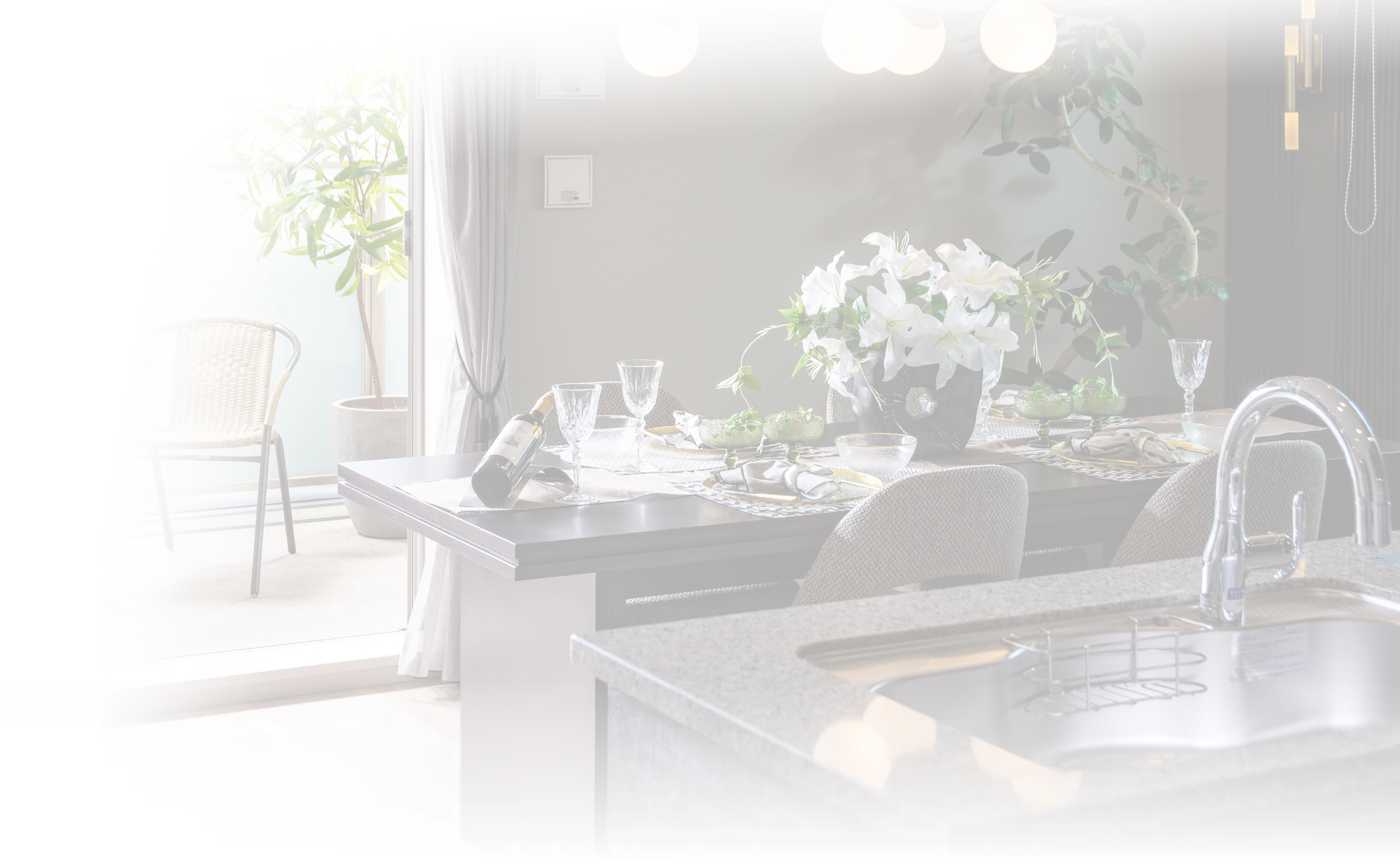 LIVING & DINNING KITCHEN（モデルルーム Iタイプ）