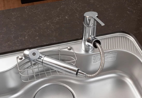 浄水器一体型シャワー水栓