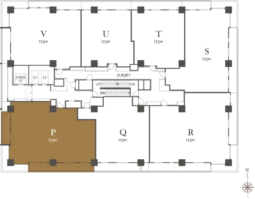 フロア概念図図
