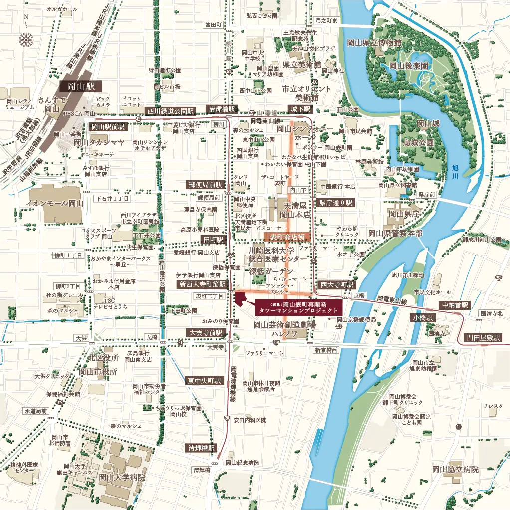 現地案内図