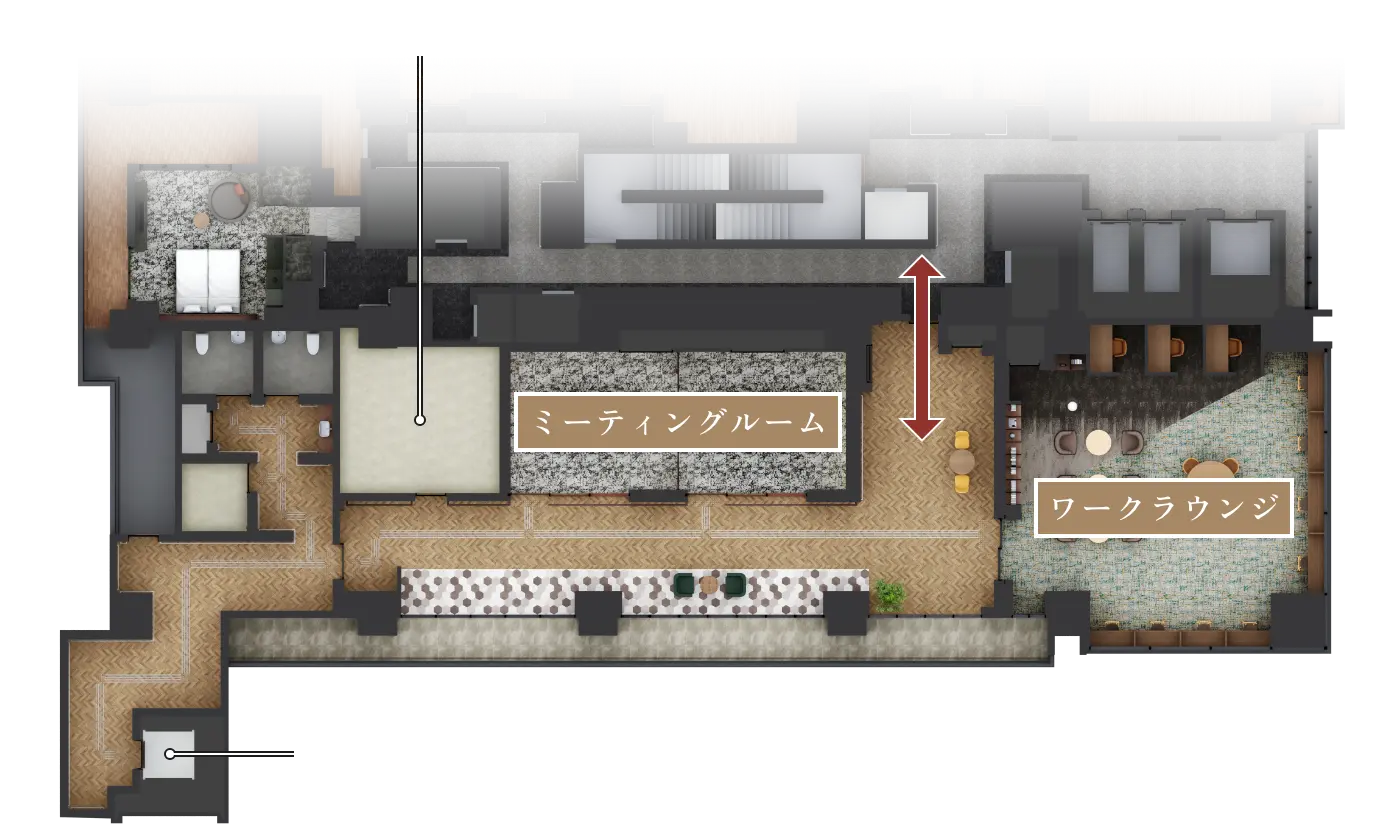 地域交流サロン フロア概念図