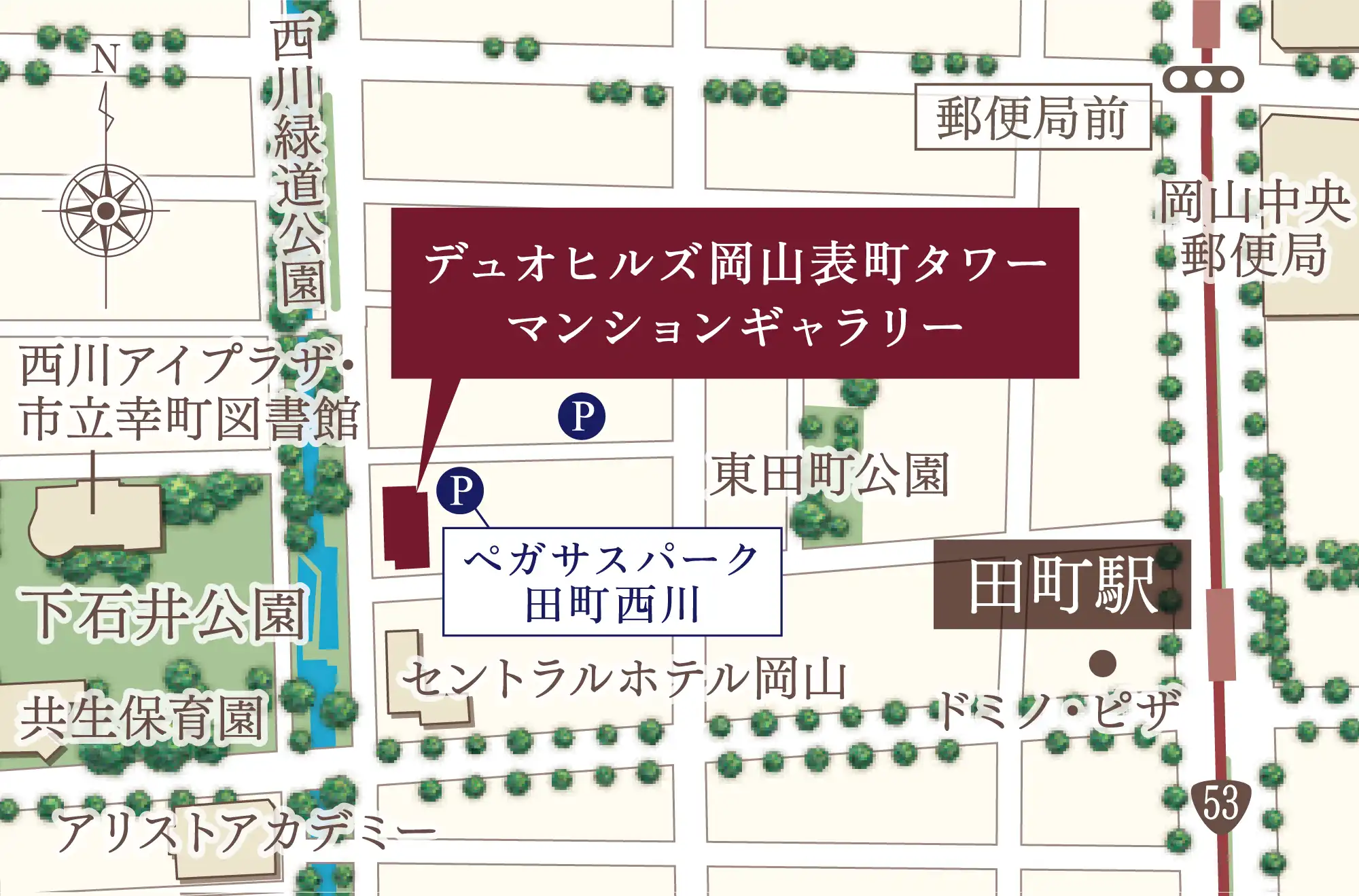マンションギャラリー案内図